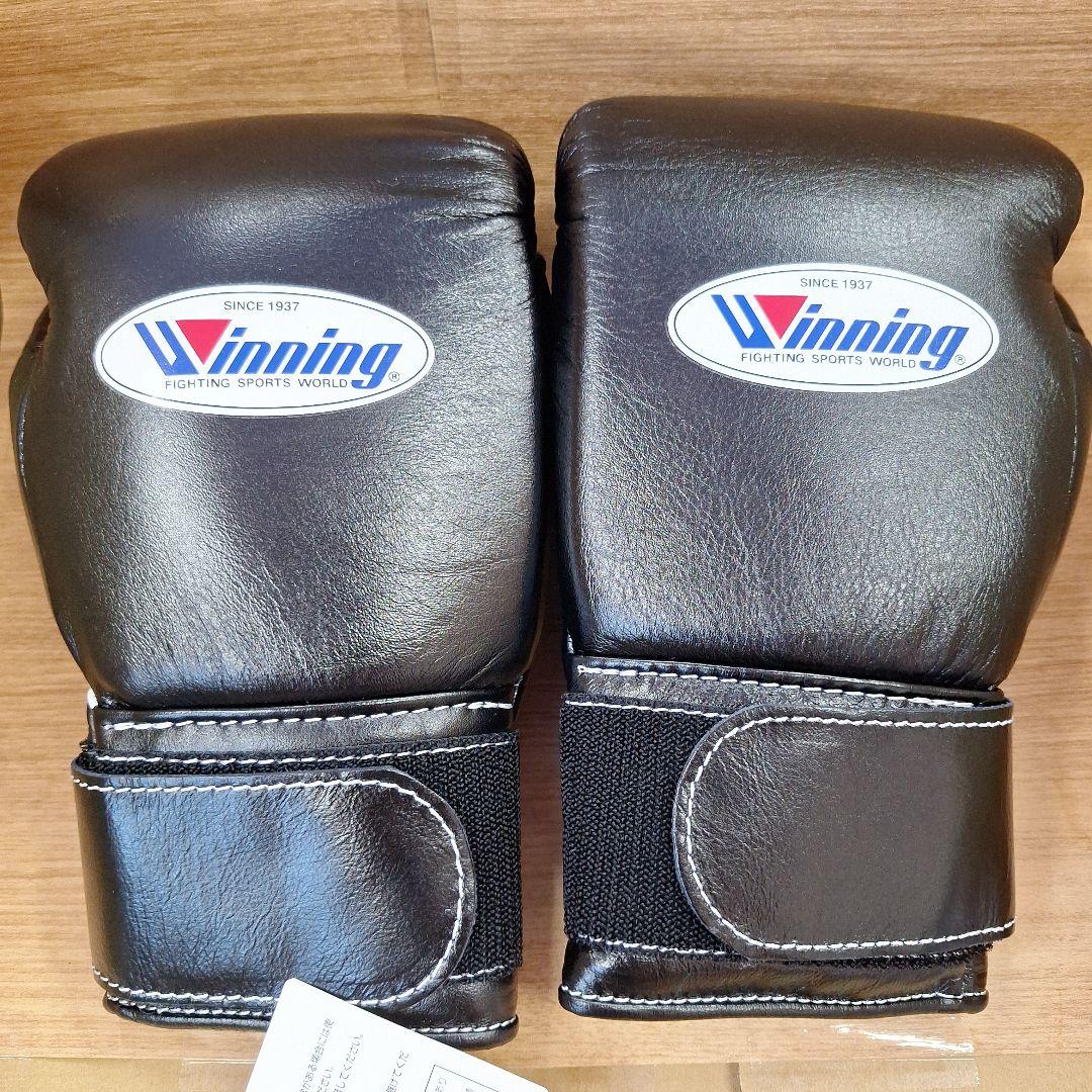 Winning ボクシンググローブ 8oz 正規品・新品 黒 ウイニング