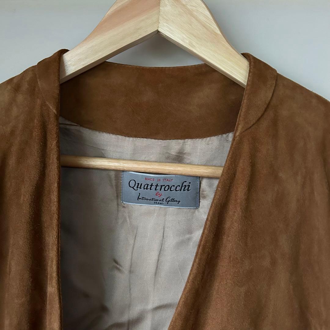 専用　QUATTROCCHI / ゴートスエード ノーラペル ジャケット