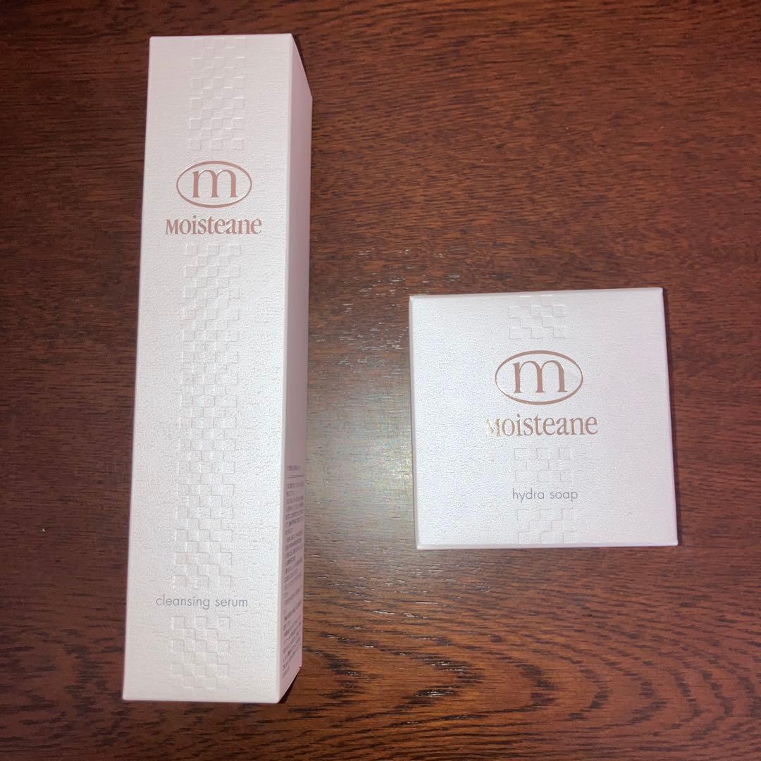 moistcane クレンジングセラム とヒドラソープ