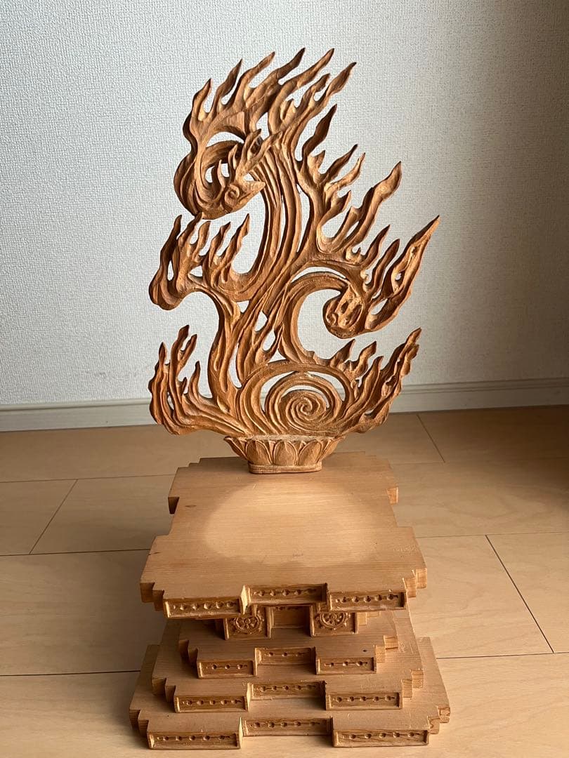 木製仏像 高さ約45cm