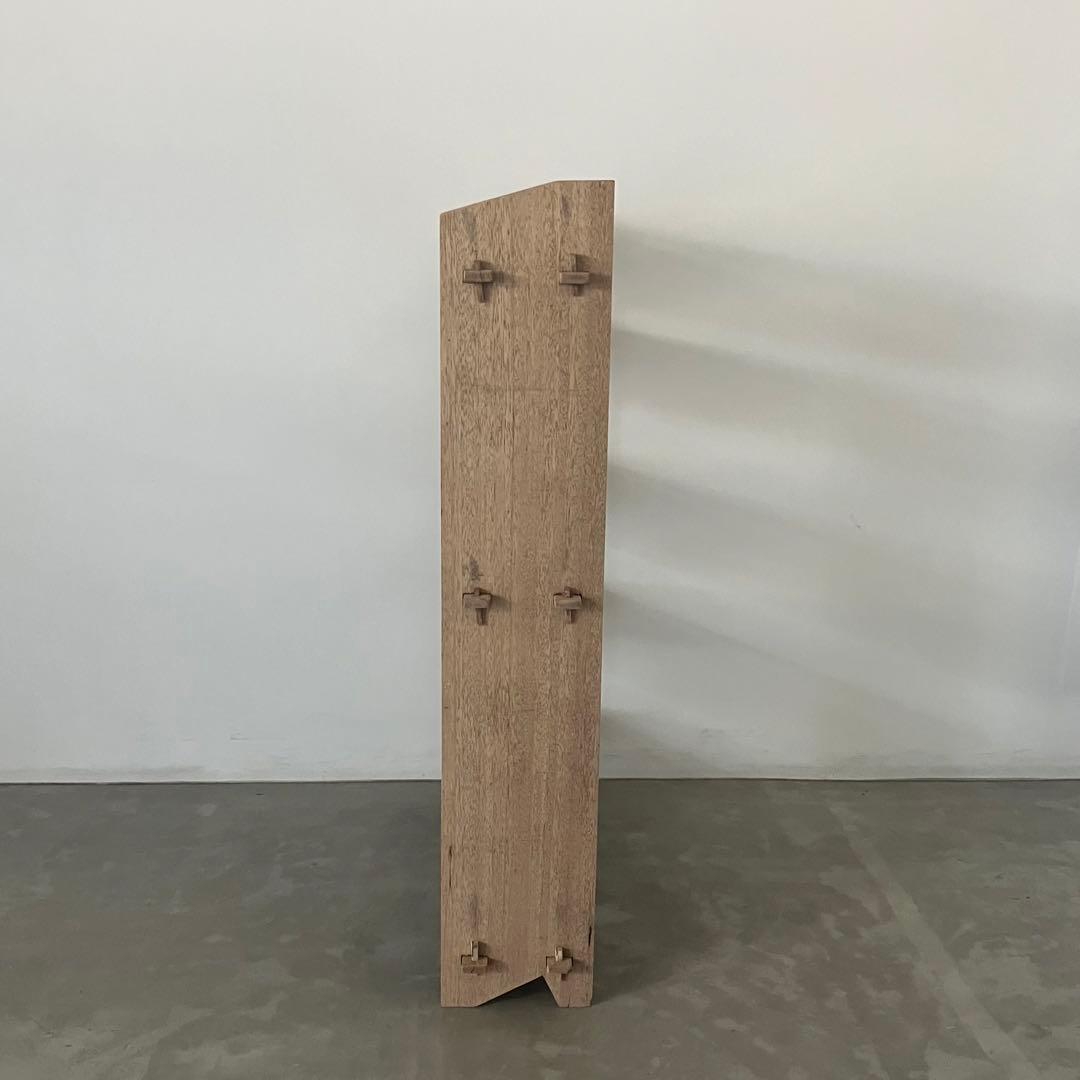 レトロ　ヴィンテージ　古家具　古道具　剥離家具　収納　木製　シェルフ　食器棚