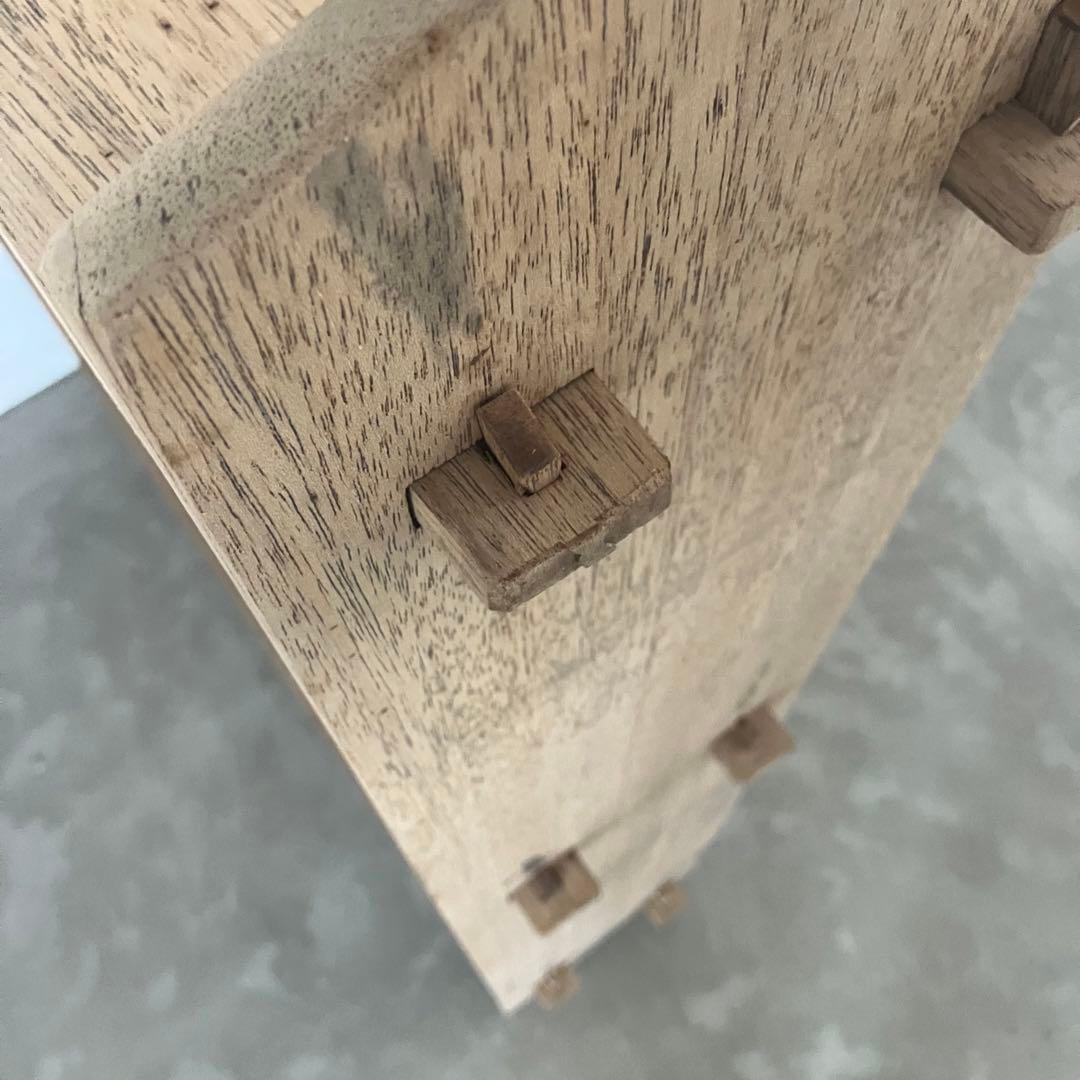 レトロ　ヴィンテージ　古家具　古道具　剥離家具　収納　木製　シェルフ　食器棚