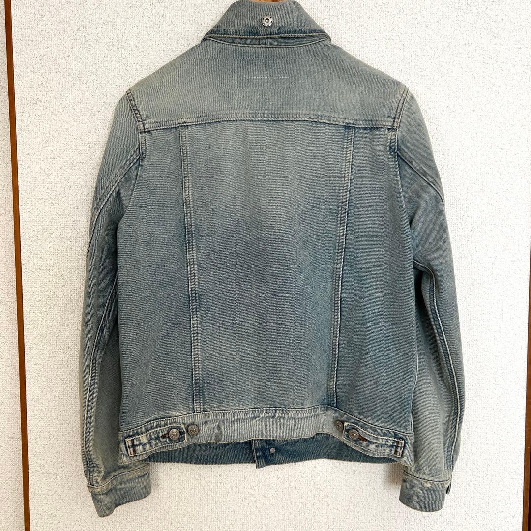未使用品✨ MM6メゾンマルジェラ デニムジャケット ブルー ダメージ加工