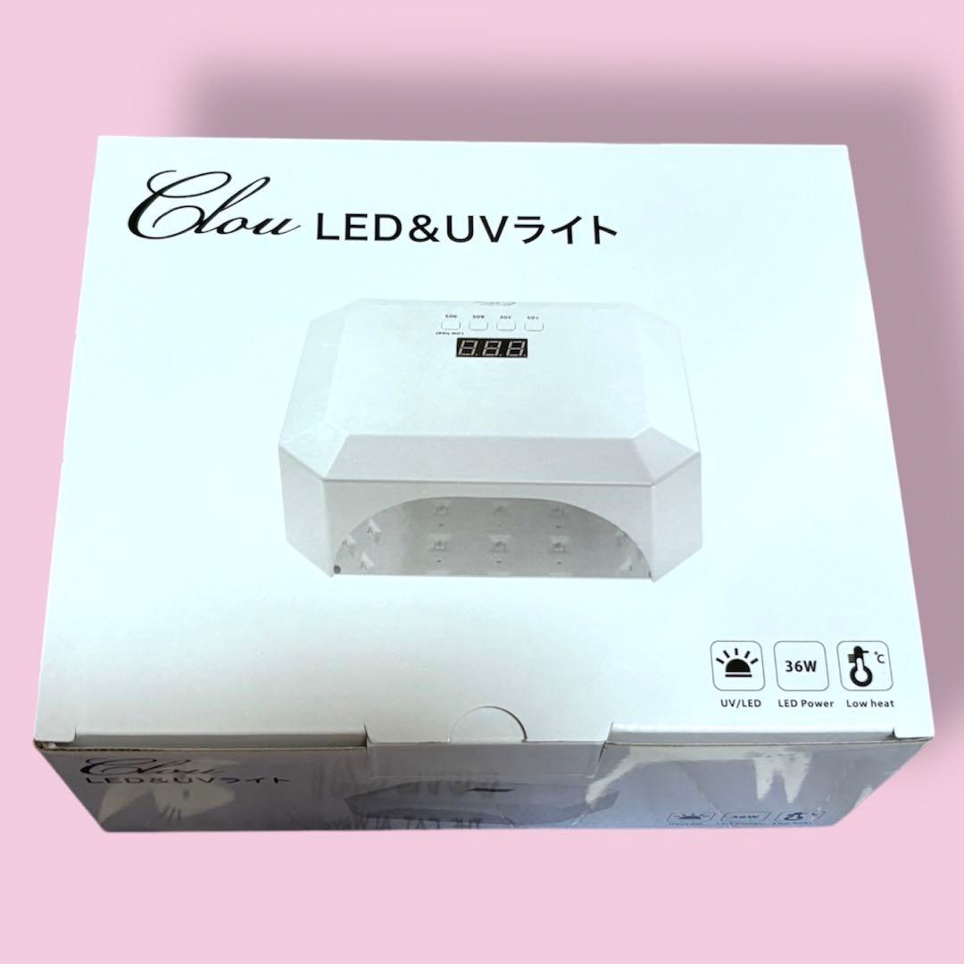 【未使用品】クロウ　clow LED＆UVライト　36w