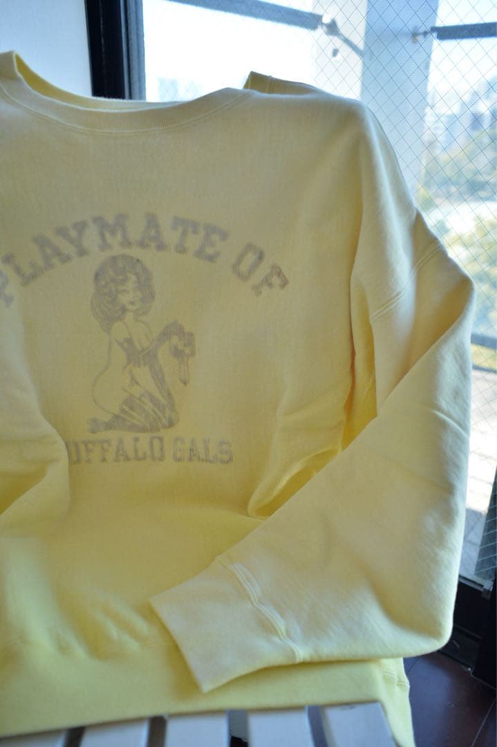 BOWWOW バウワウ PLAYMATE フロッキープリント スウェット XXL