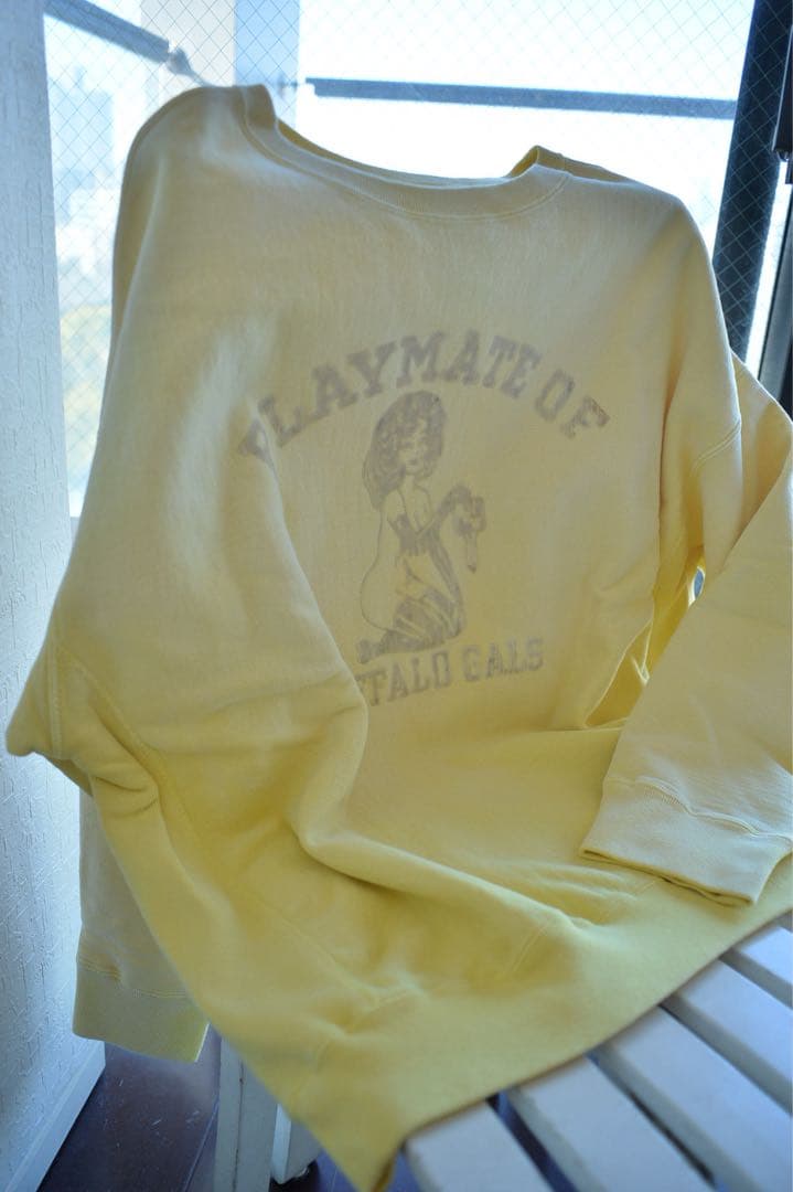 BOWWOW バウワウ PLAYMATE フロッキープリント スウェット XXL