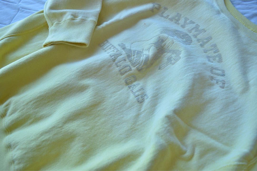 BOWWOW バウワウ PLAYMATE フロッキープリント スウェット XXL