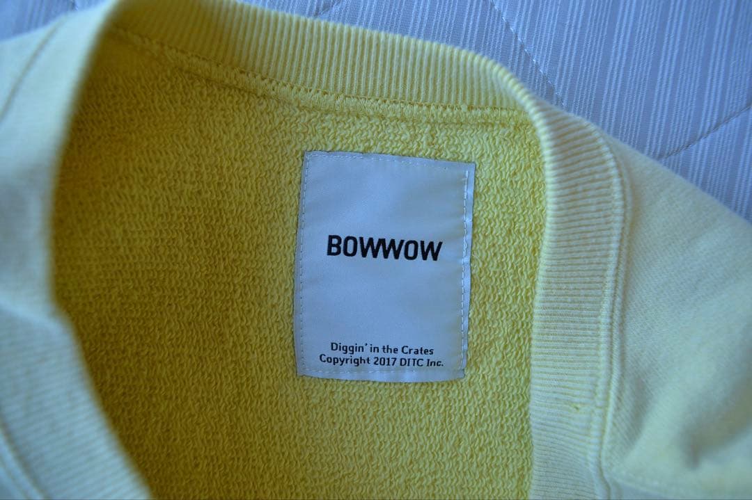 BOWWOW バウワウ PLAYMATE フロッキープリント スウェット XXL