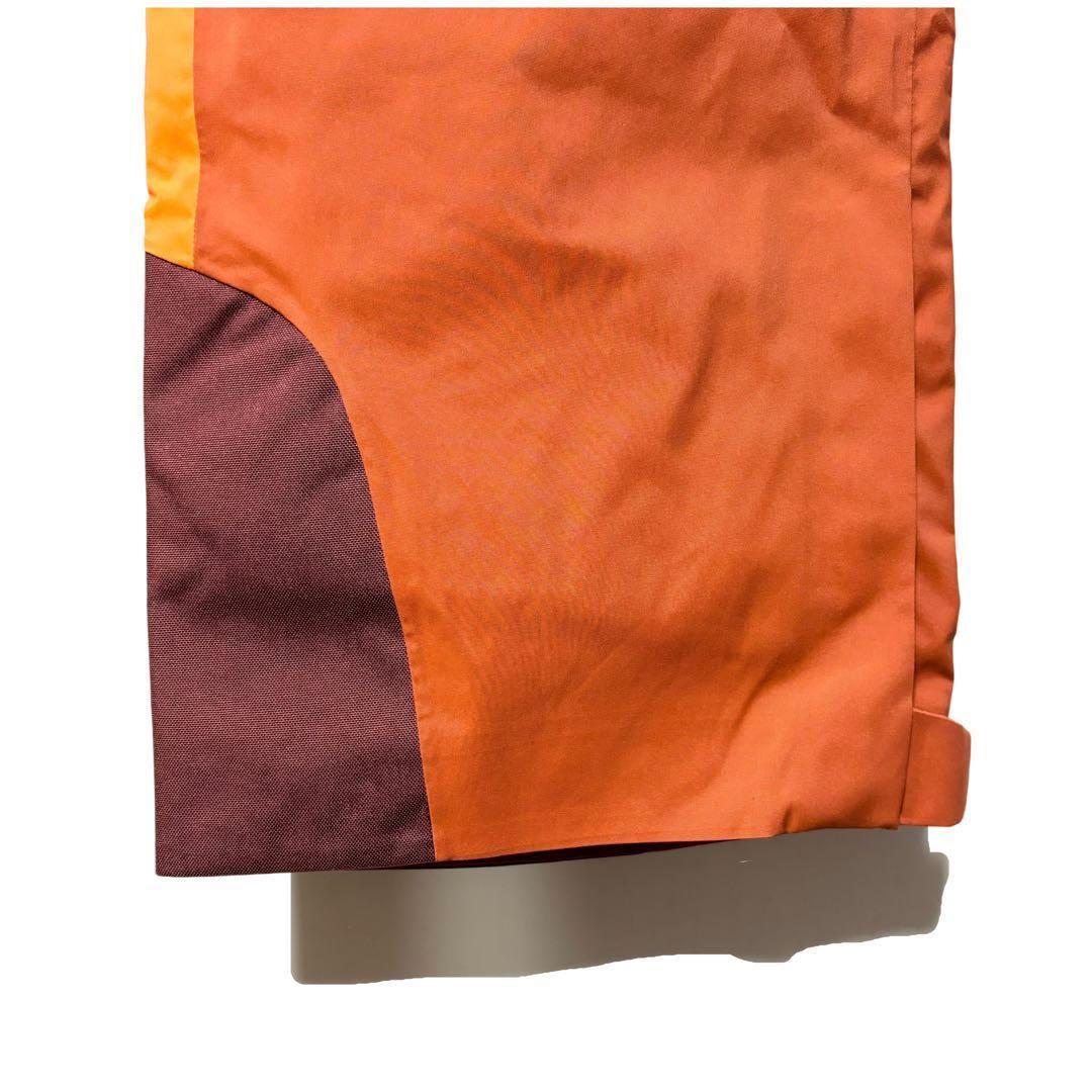 ゴールドウィン ウィメンズ ツートンカラー パンツ スカーレット オレンジ M