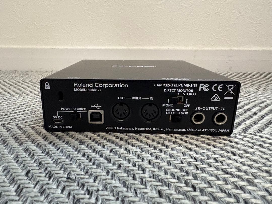 Roland Rubix 22 USBオーディオインターフェース
