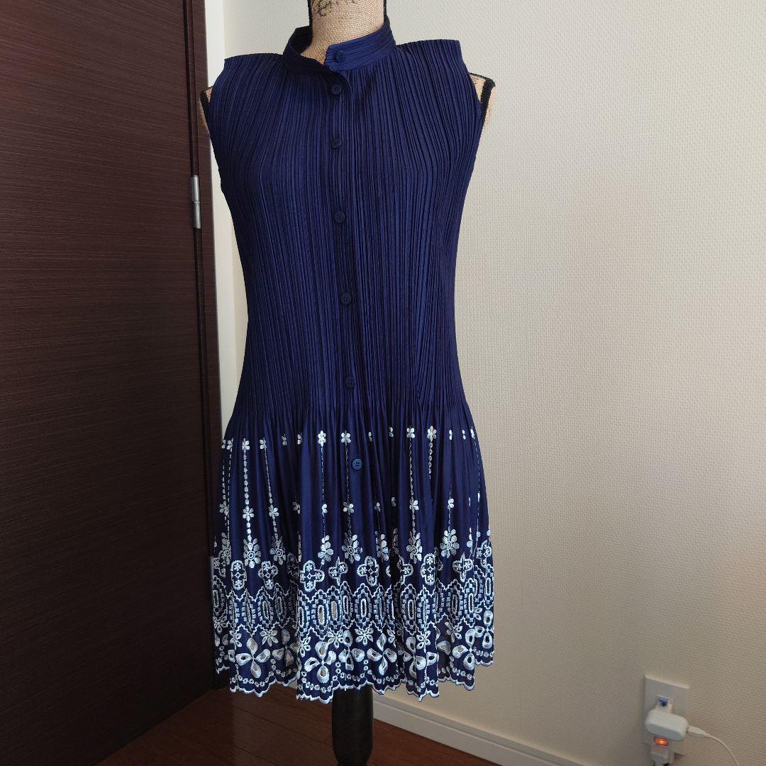 プリーツプリーズ　 ノースリーブ チュニック