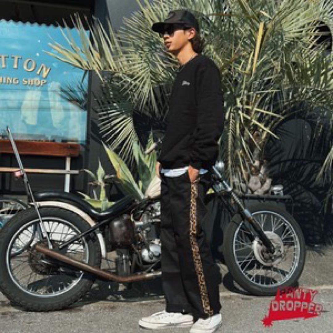 パンティドロッパー ディッキーズ コラボ ラインワークパンツ レオパード