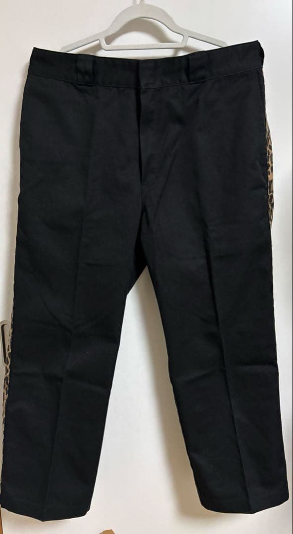 パンティドロッパー ディッキーズ コラボ ラインワークパンツ レオパード