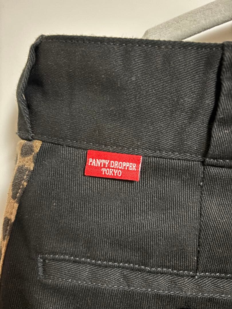 パンティドロッパー ディッキーズ コラボ ラインワークパンツ レオパード