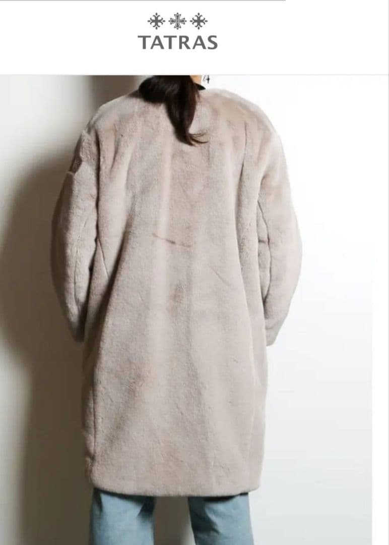 【美品】TATRAS ファーコート　Mサイズ
