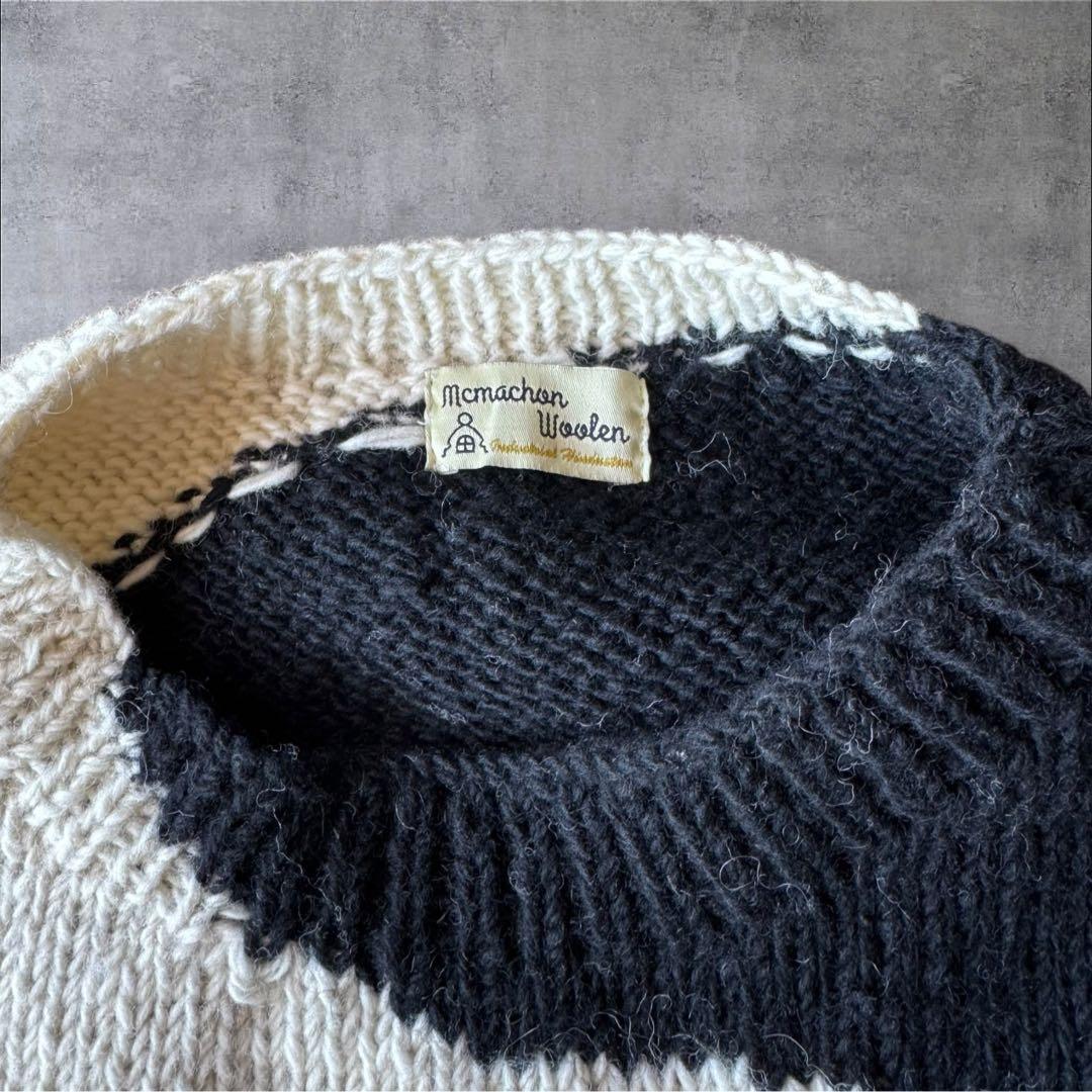 Macmahon knitting millsマクマホン　陰陽マーク　ニット