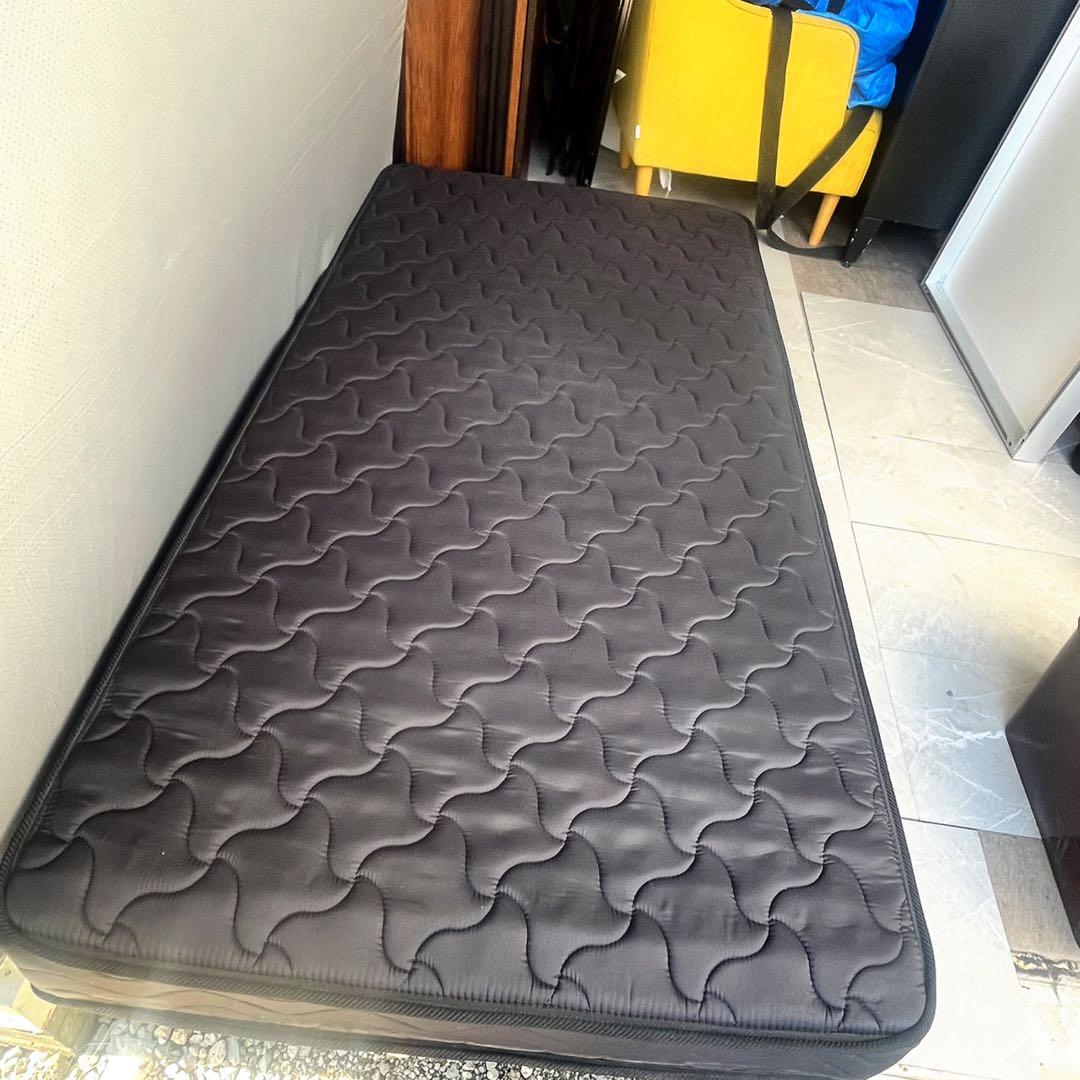 取付無料！ゴクミン プレミアム高反発マットレス&ブラックシングルマットレス