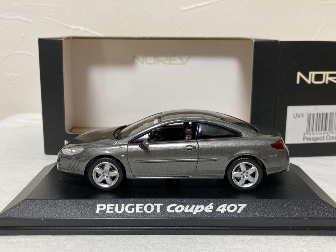 【さんざえ】プジョー407クーペ　ノレブ製1/43