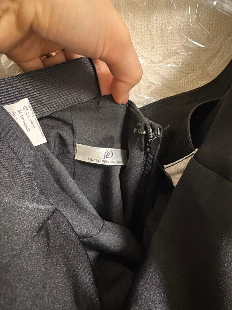 【お値下げ中】ドレスプロダクション　マーメイドドレス　ブラック　S