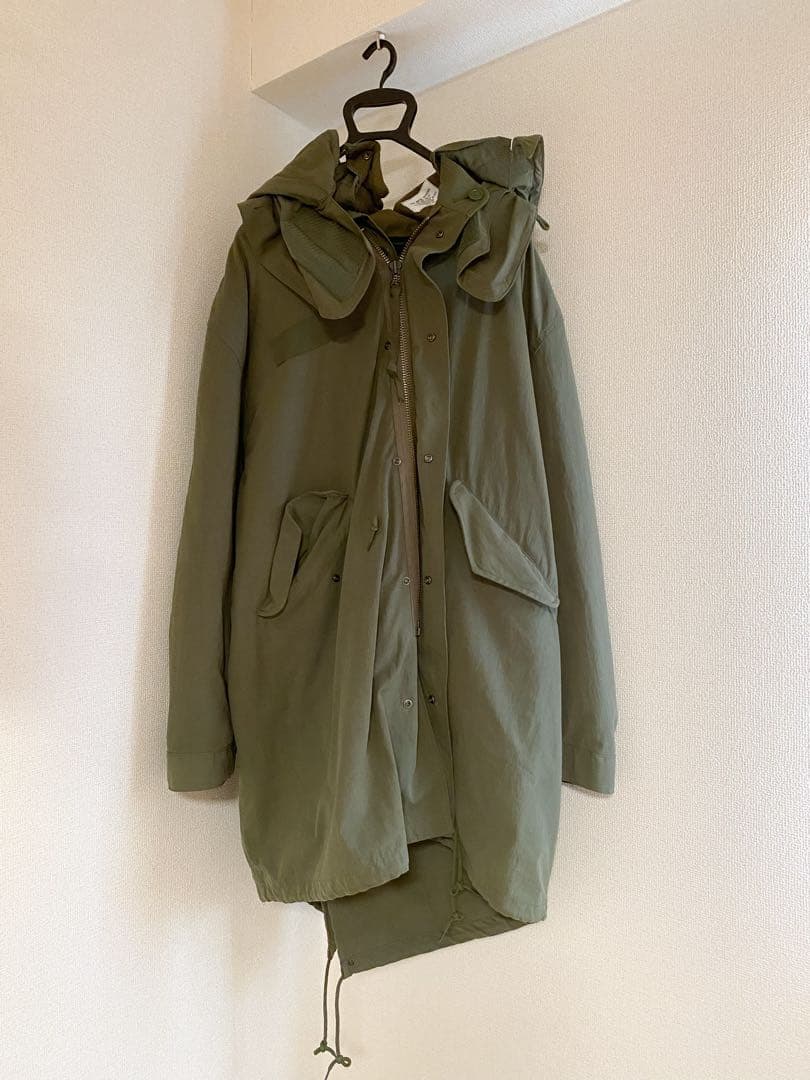 【美品】HOUSTON ヒューストン 5408 M-65パーカ モッズコート