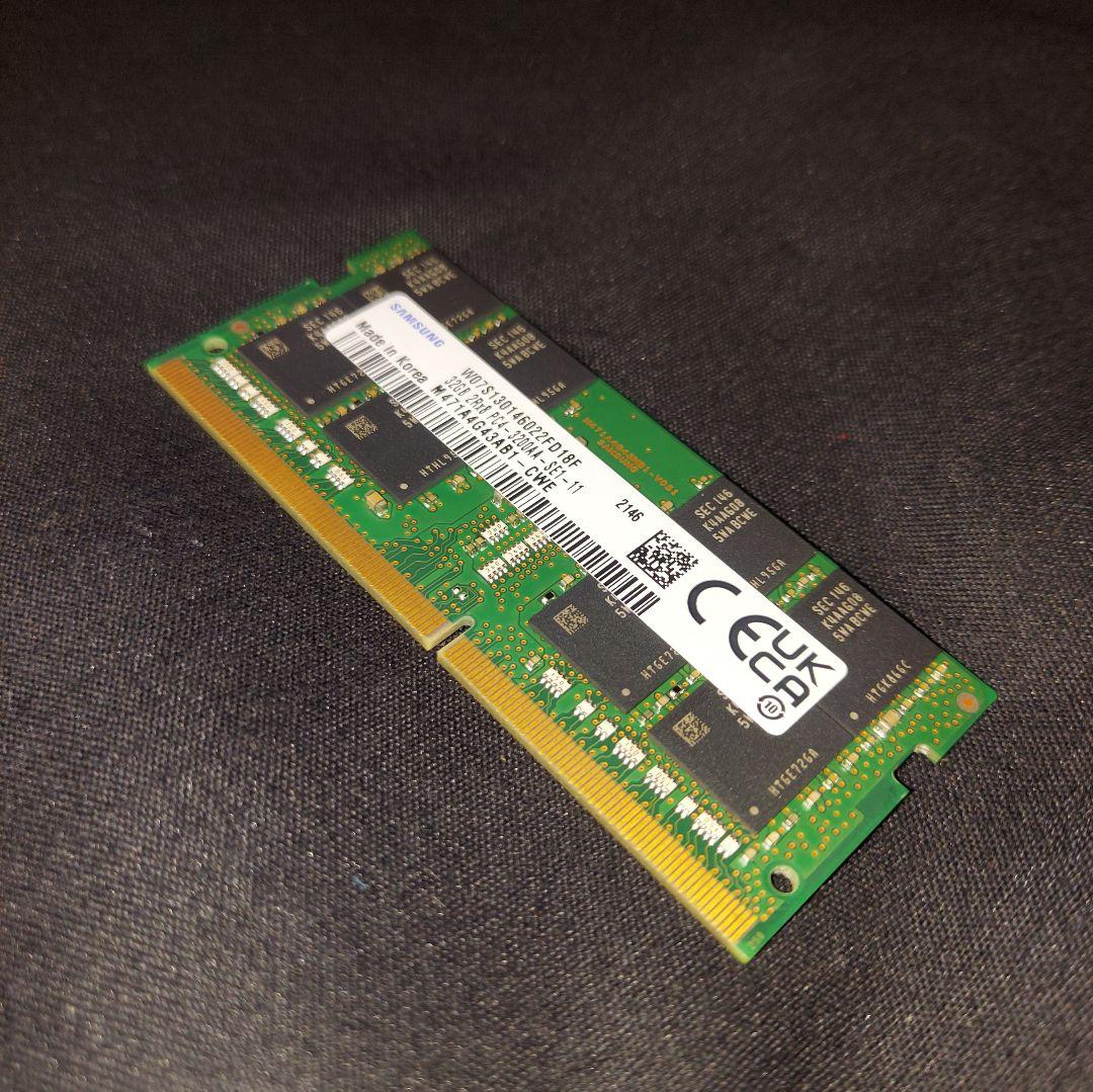 サムスン 32GB DDR4 RAM - ジャンク / 安定性問題あり