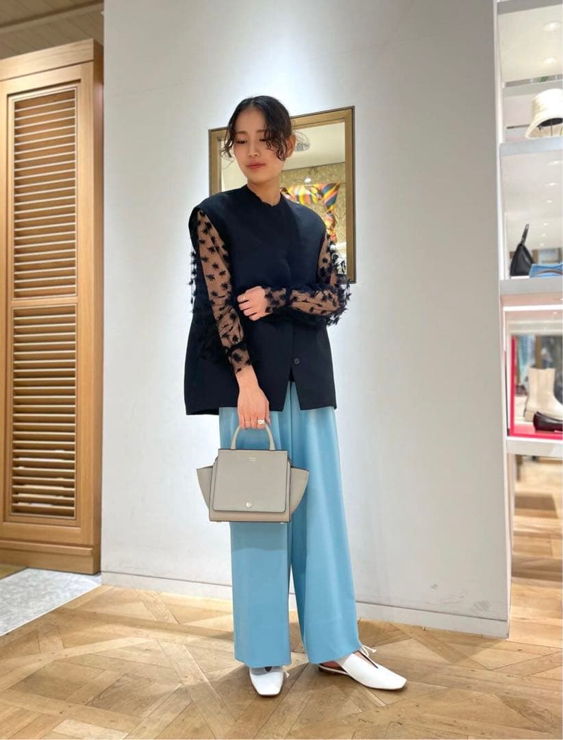 ★新品★ ピンドットマトラッセ コクーンジレ　トゥモローランド