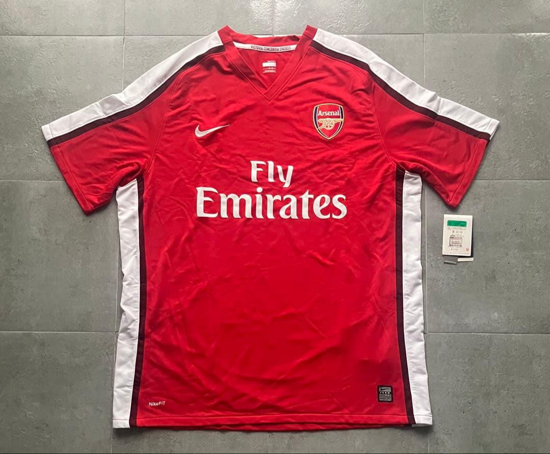 08-09 アーセナル　ナイキ　ホームユニフォーム　正規品　新品未使用タグ付き