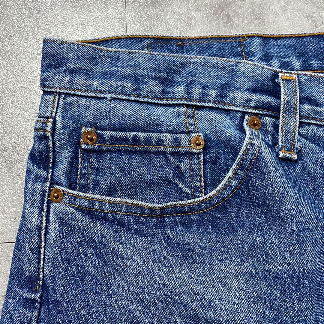 【W40 L36】Levis 501 リーバイス　ボタンフライ　縦落ち　デニム