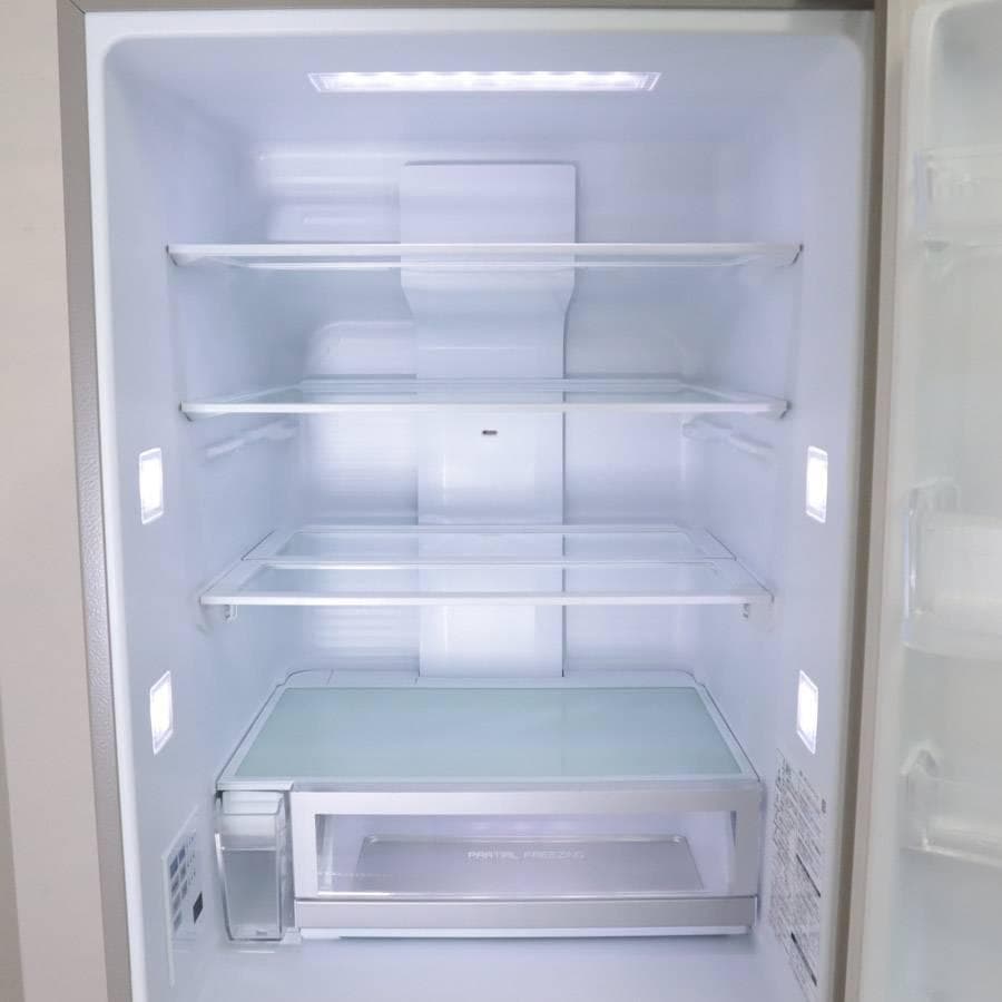 パナソニック 450L 5ドア パーシャル冷蔵庫 NR-E454PX-N