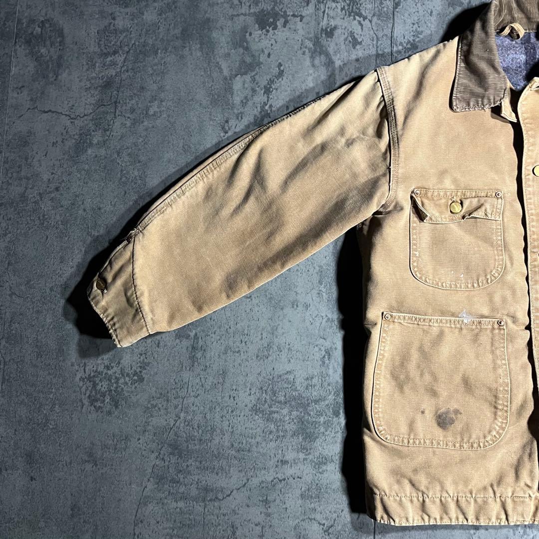 60s vintage Carhartt USA製 チョアコート ブラウン 36