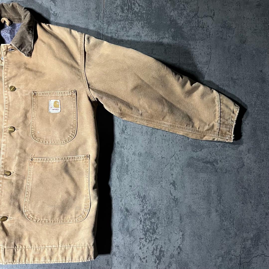 60s vintage Carhartt USA製 チョアコート ブラウン 36
