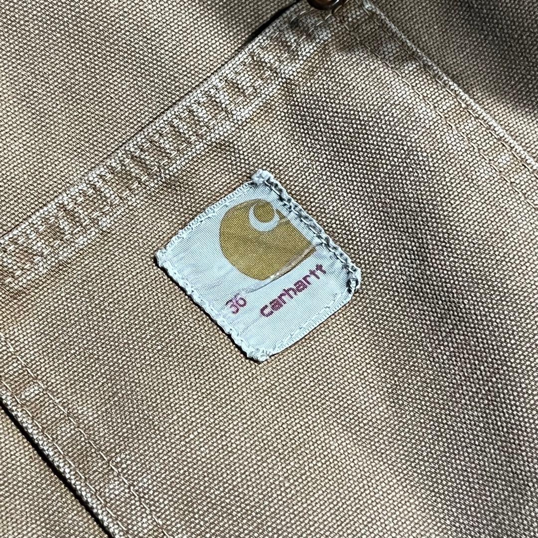 60s vintage Carhartt USA製 チョアコート ブラウン 36