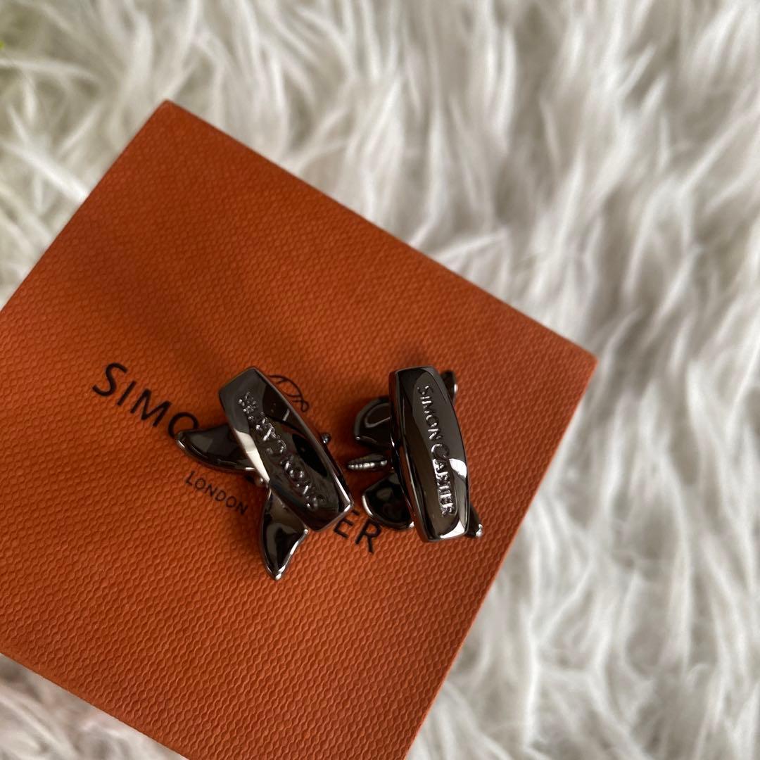 美品　SIMONCARTER/サイモンカーター　カフス　蝶