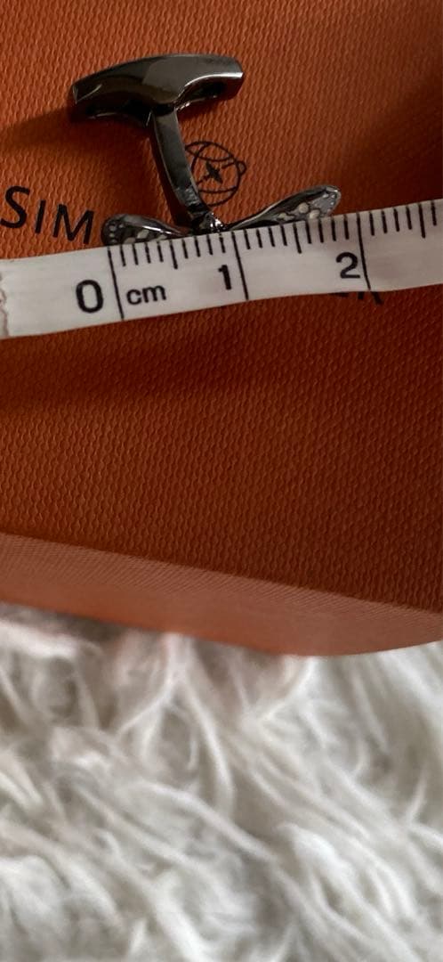 美品　SIMONCARTER/サイモンカーター　カフス　蝶