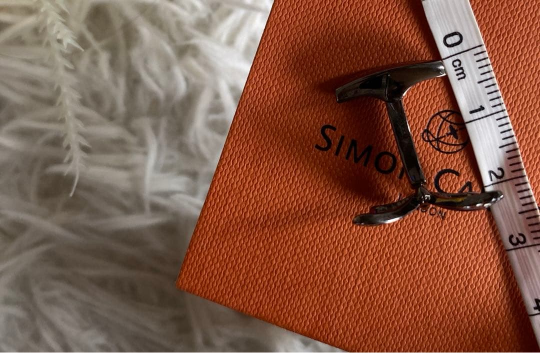 美品　SIMONCARTER/サイモンカーター　カフス　蝶