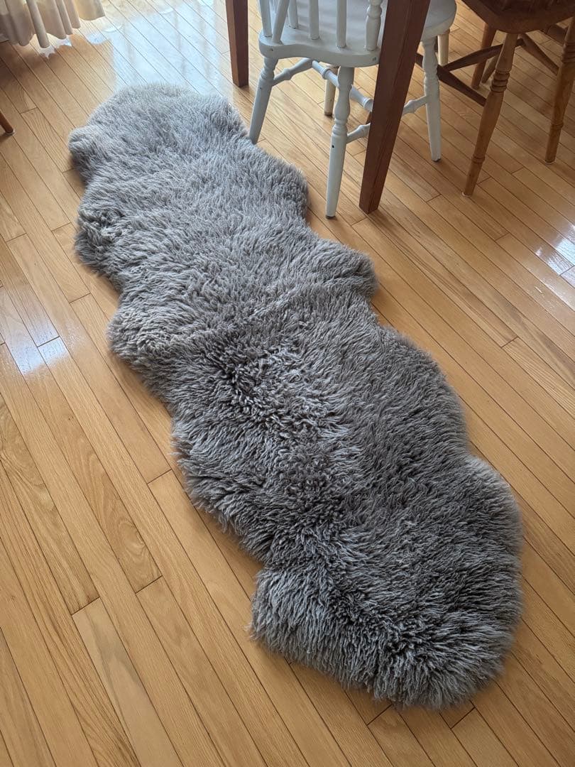 コストコ　ムートンラグ　180×63