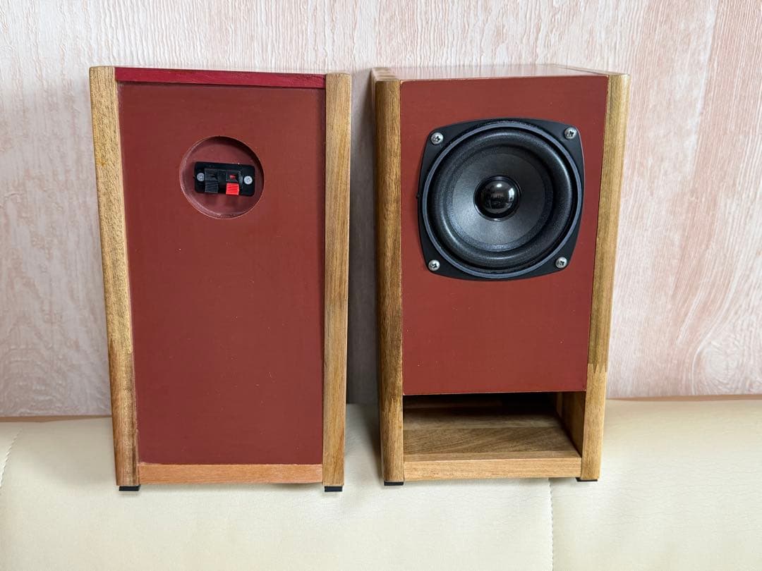 NFJ社P1000K互換10cmフルレンジ使用 バックロードホーンSP（ペア）