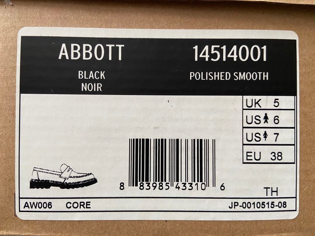 ドクターマーチン　ABBOTT ローファー