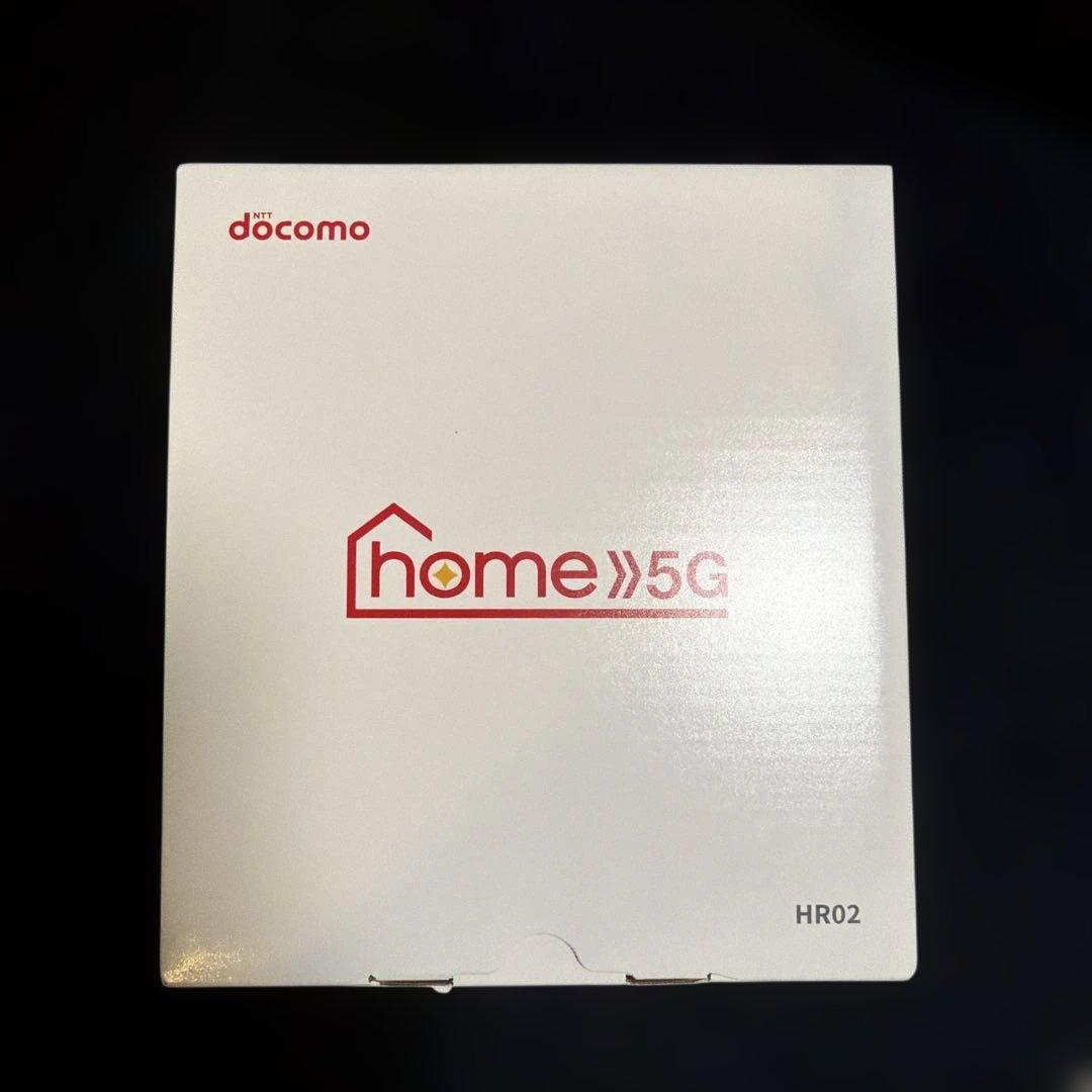 docomo HR02 5G 無線LANルーター ダークグレー