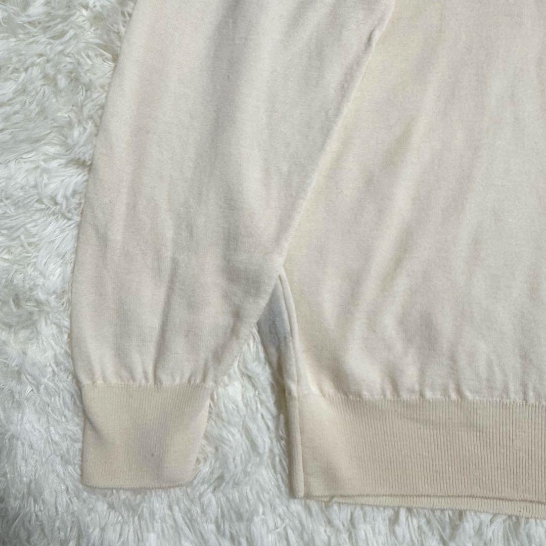 JOHN SMEDLEY メリノウール モックネックニット Mサイズ アイボリー