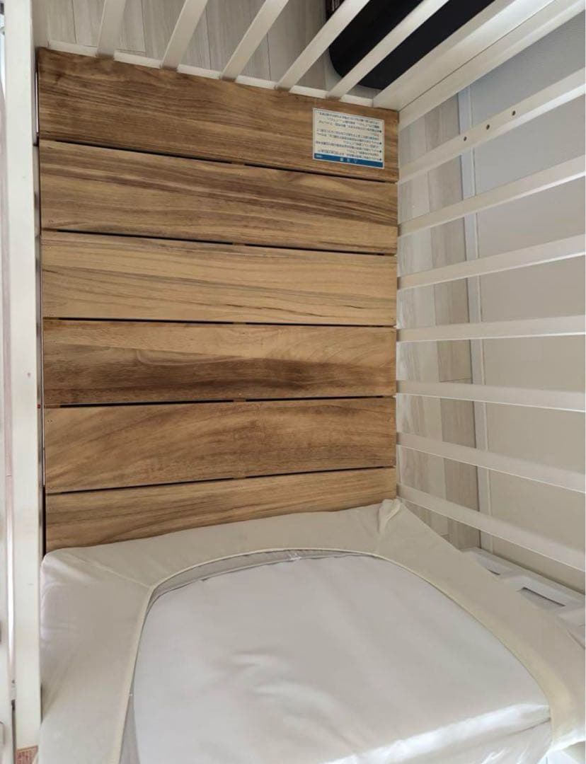 【えるめるも】カトージ ハイタイプ ミニベビーベッド 収納棚