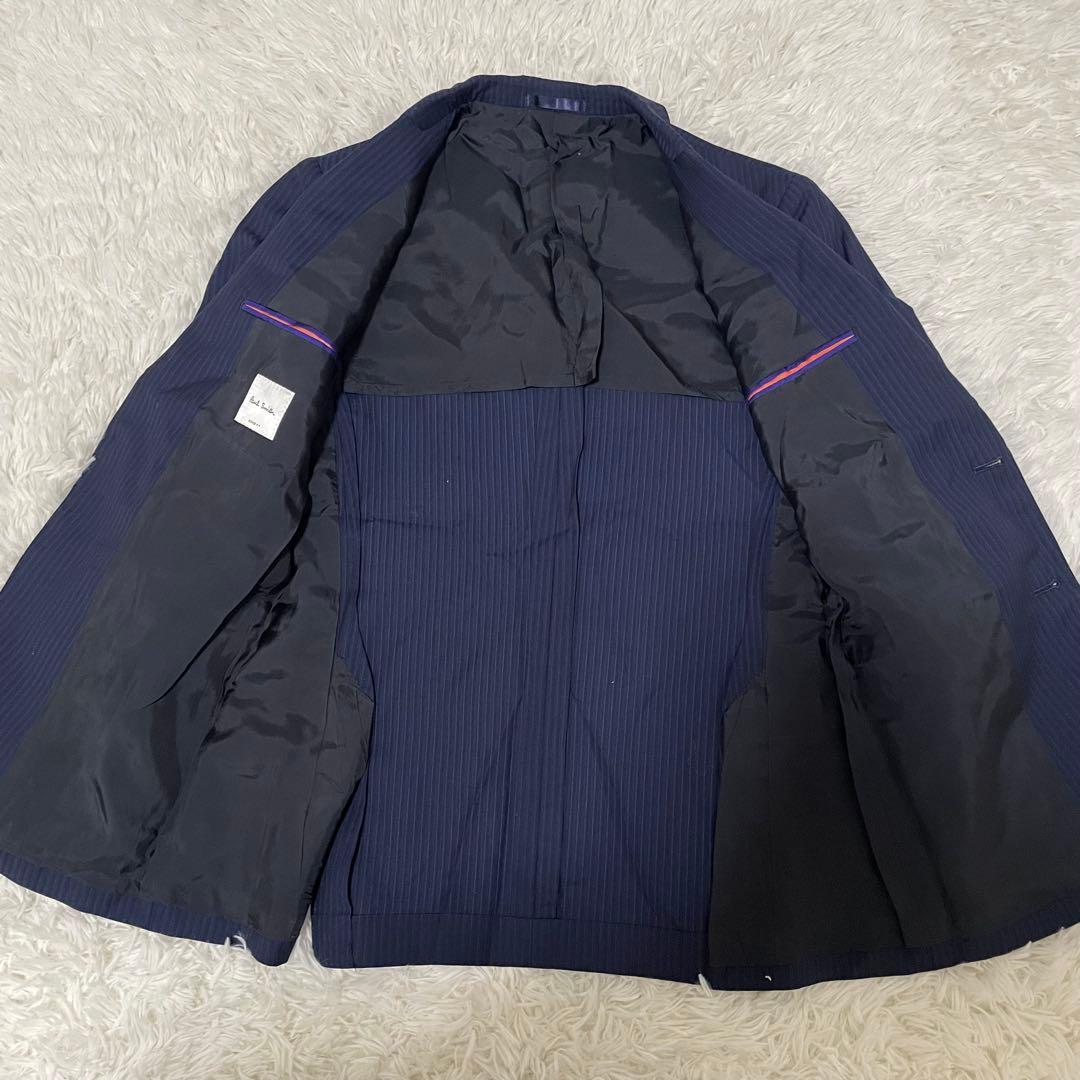 ポールスミス Paul smith スリーピース スーツ ブルー ストライプ
