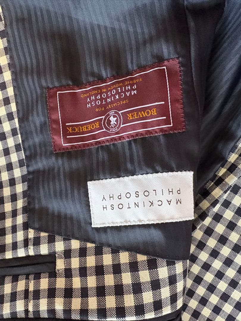 MACKINTOSH マッキントッシュ セットアップスーツ 38R 日本製