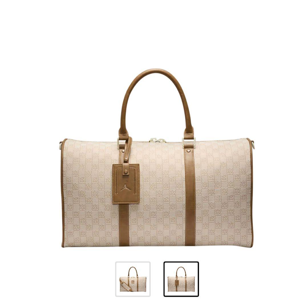 新品 ジョーダン　モノグラム　ダッフル　ココナッツミルク 25L
