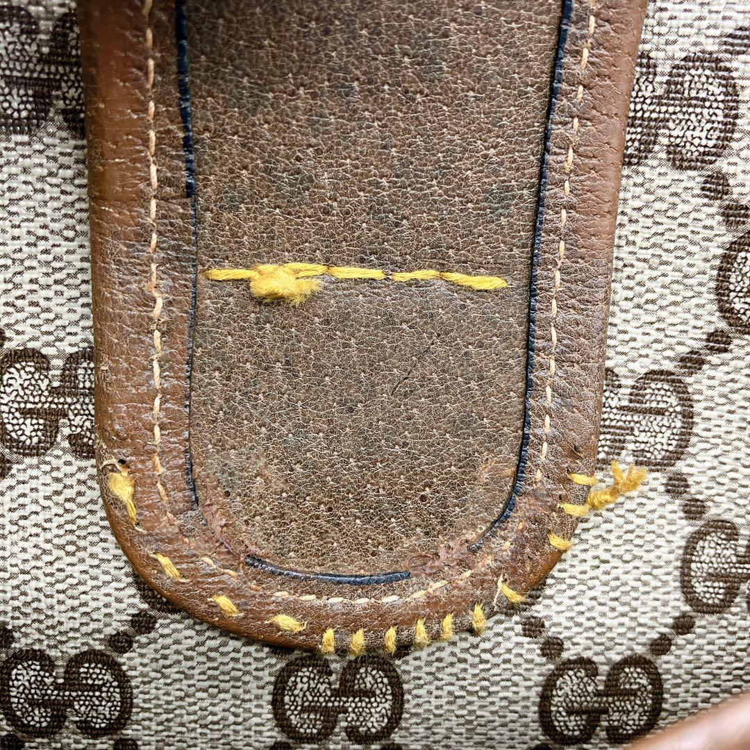 希少【OLD GUCCI】ビジネスバッグ　GGスプリーム　シェリーライン　A4