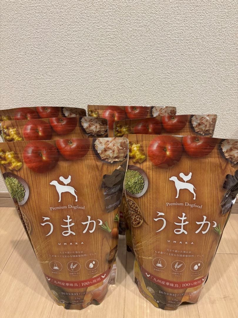 ⚪︎うまかドッグフード 1.5kg×6袋