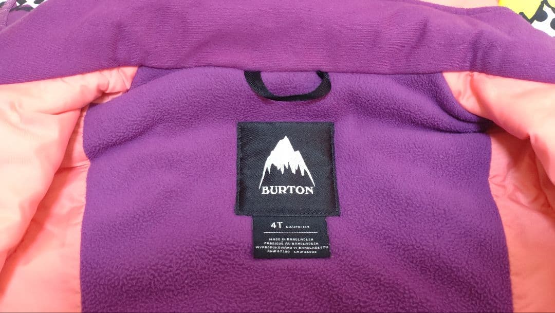 BURTON スノーボードウェア３点セット 120cm