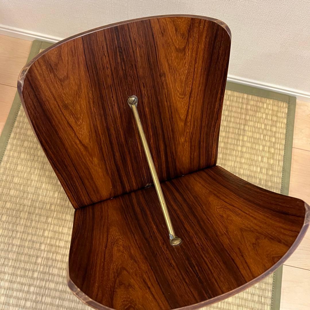 バタフライスツール　ビンテージ　手書き番号　柳宗理　天童木工　ヴィンテージ