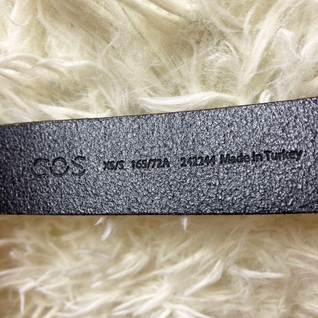 【希少型】COS レザー ベルトバッグ ブラック