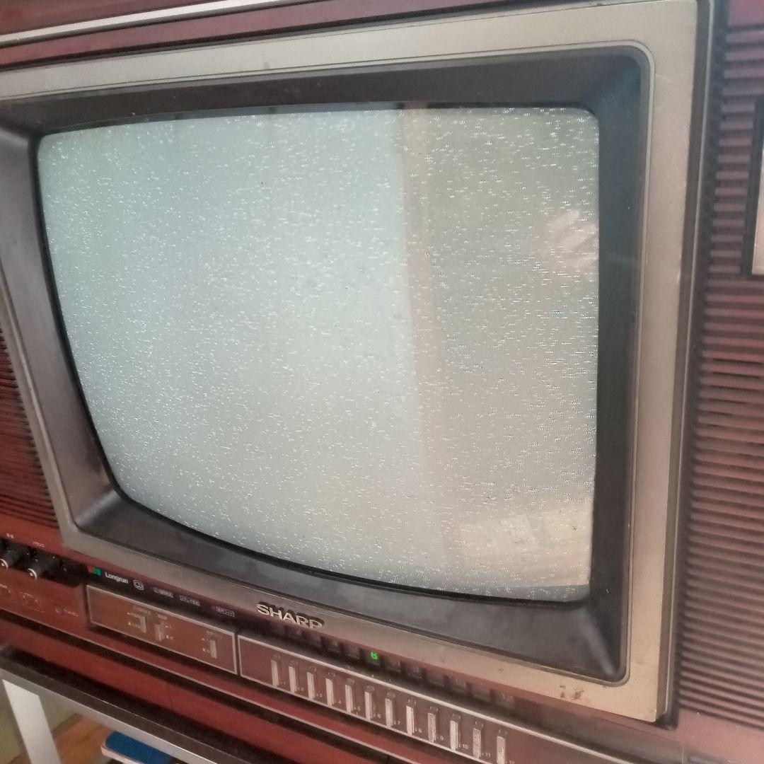 木目調 ブラウン管テレビ 大型